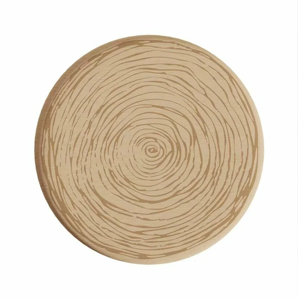 Wood Grain Round Diatom Mud Coaster