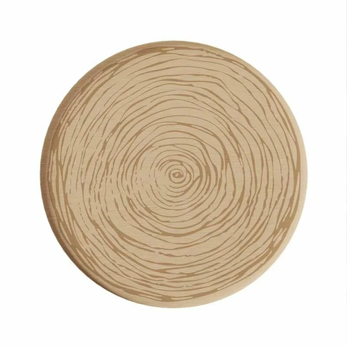 Wood Grain Round Diatom Mud Coaster