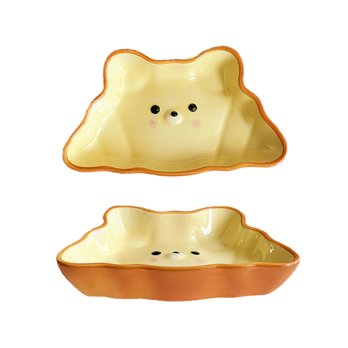 Bear-Shaped Ceramic Serving Dish